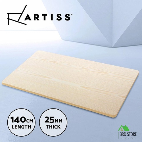 Artiss Standing Desk Desktop Motorised Electric Sit Stand Table White Oak