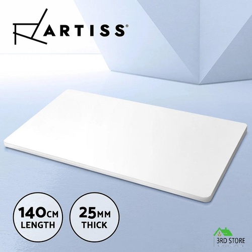Artiss Standing Desk Desktop Motorised Electric Sit Stand Table White