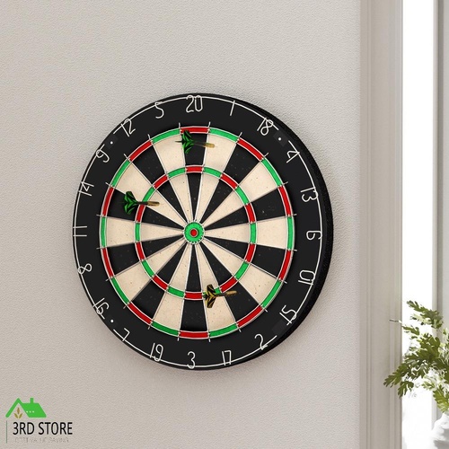 RETURNs 18" Dartboard Professional Dart Board Set Classic Game Party Sport Competition