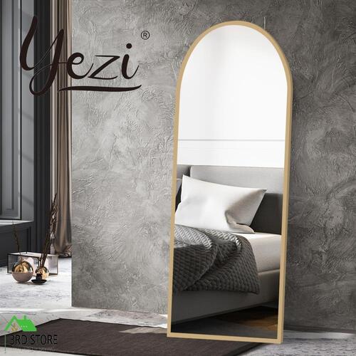 Yezi Floor Mirror Full Length Mirrors Modern Dressing Free Standing Framed1.8M