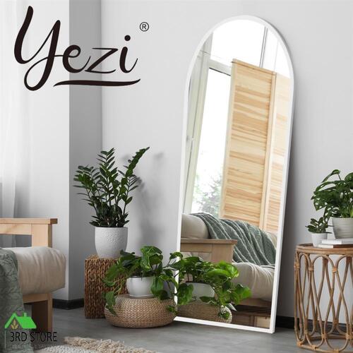 Yezi Large Full Length Floor Mirror Dressing Free Standing Framed Leaner White