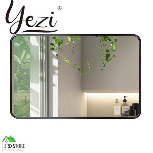 Yezi Wall Mirror Rectangle Bathroom Vanity Makeup Mirrors Large Home Decor Frame
