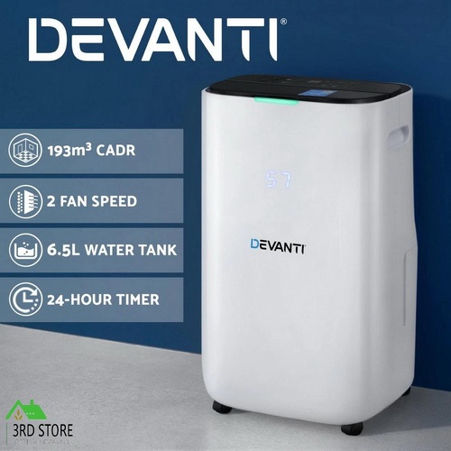 Devanti Dehumidifier 20L Portable Air Dryer Purifier Home Moisture Absorber