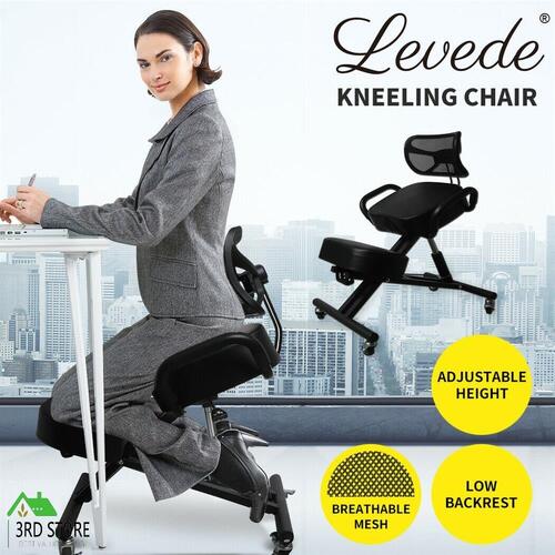RETURNs Levede Office Chair Kneeling Ergonomic Home Knee Seat Posture Back Stretch Rest