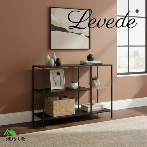 3-Tier Console Table Office Furniture Desk Hallway Side Entry Hall Display Shelf