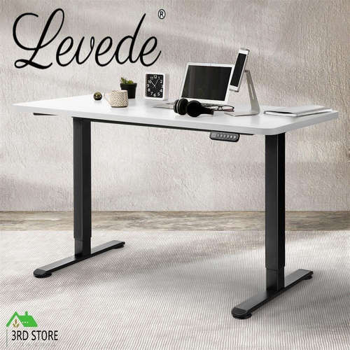 RETURNs Levede Desktop For Motorised Adjustable Desk Electric Sit Stand Table 120X60CM