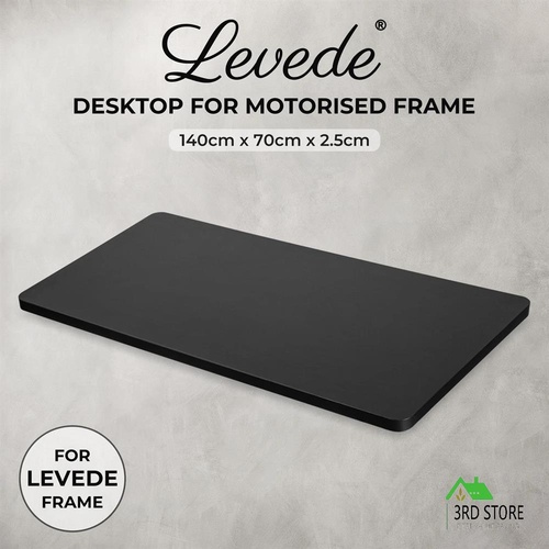 Levede Desktop For Motorised Adjustable Desk Electric Sit Stand Table 140X70CM