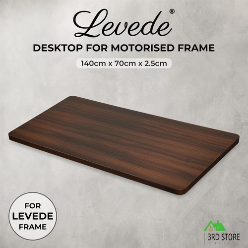 Levede Desktop For Motorised Adjustable Desk Electric Sit Stand Table 140X70CM