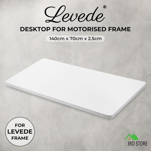 Levede Desktop For Motorised Adjustable Desk Electric Sit Stand Table 140X70CM