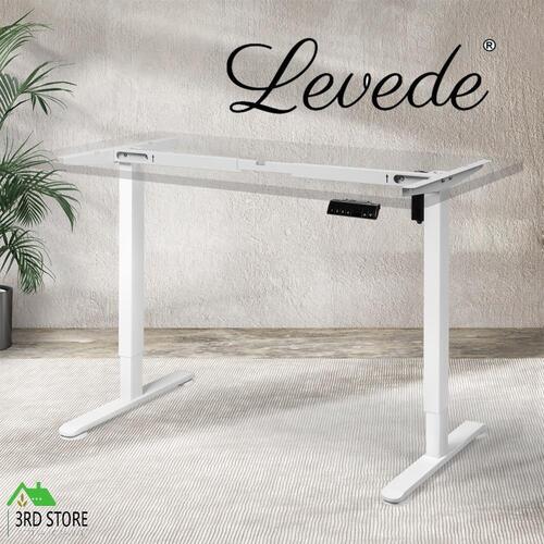 Levede Motorised Standing Desk Frame Only Single Motor Height Adjustable