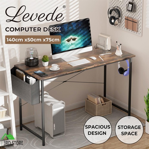 Levede Computer Gaming Desk Study Home Office Workstation Desk PC Laptop Table