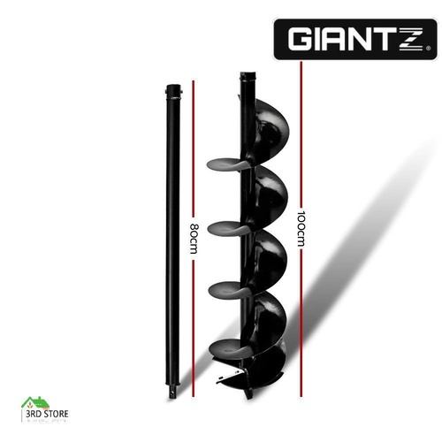 RETURNs Giantz Post Hole Digger Extension Auger Bits Auger 200mm (DRILL ONLY)