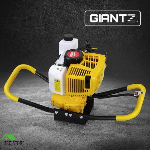 Giantz Post Hole Digger 74CC Motor Only Petrol Hand Engine Earth Diggers Yellow