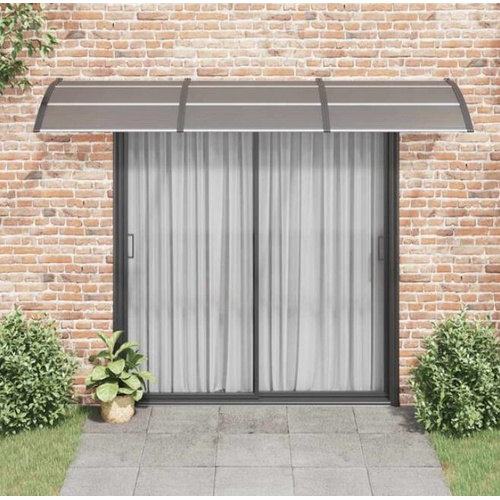 vidaXL Door Canopy Black 300x100 cm Polycarbonate