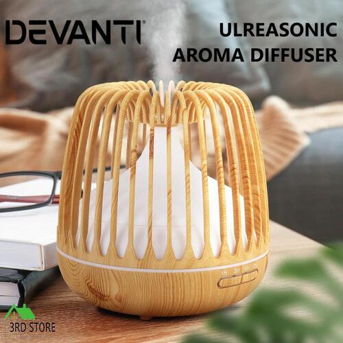 Devanti Aromatherapy Diffuser Aroma 500ml Air Humidifier Essential Oil