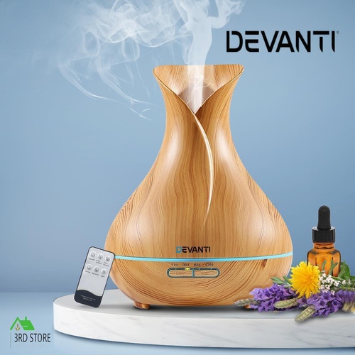 Devanti Ultrasonic Aroma Aromatherapy Diffuser Essential Oils Air Humidifier 400