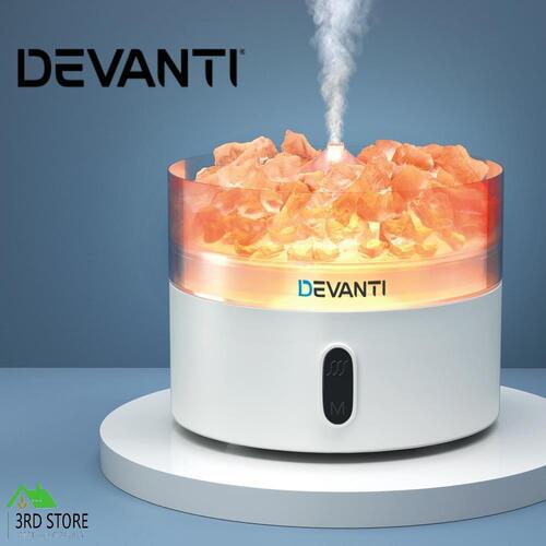 Devanti Aroma Diffuser Aromatherapy Essential Oils Air Humidifier LED Crystal