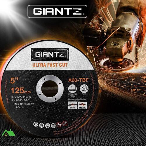 Giantz 50-Piece Cutting Discs 5" 125mm Angle Grinder Thin Cut Off Wheel Metal
