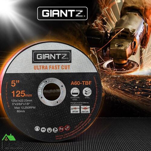 Giantz 50-Piece Cutting Discs 5" 125mm Angle Grinder Thin Cut Off Wheel Metal