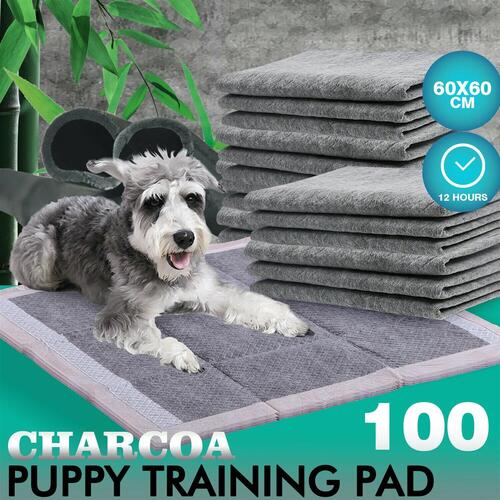Pawz 100x Pet Toilet Training Pads Dog Puppy Pee Bamboo Charcoal Remove Odor