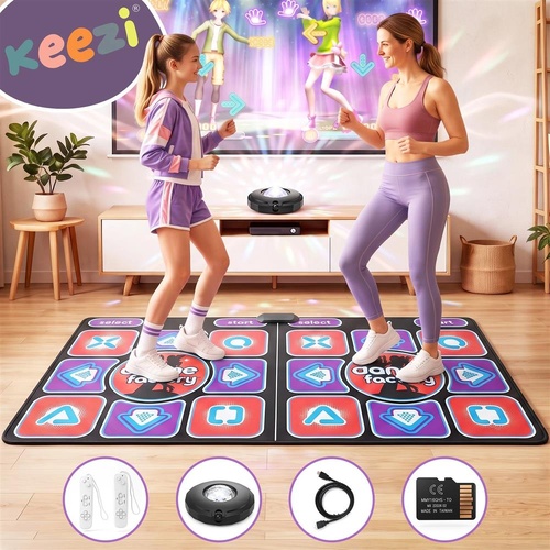 Keezi HDMI Dance Mat 2 Player for Kids & Adults with AR Camera Electronic Dance Pad