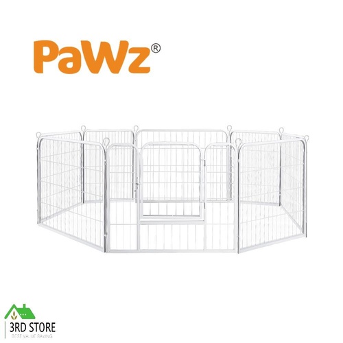 PaWz 8 Panel 24'' Pet Dog Playpen Puppy Exercise Cage Enclosure Fence Metal