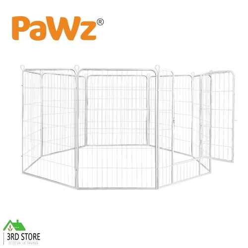 PaWz 8 Panel 48'' Pet Dog Playpen Puppy Exercise Cage Enclosure Fence Metal