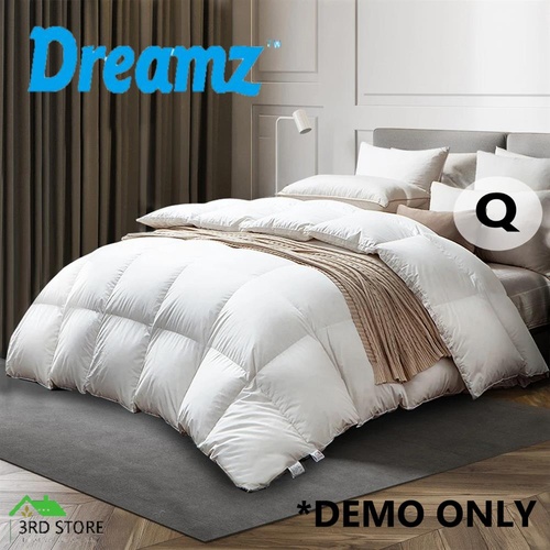 DreamZ 500GSM All Season Duck Down Feather Filling Duvet in Queen Size