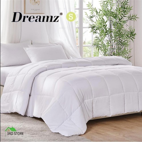 DreamZ Quilts Bamboo Quilt Winter All Season Bedding Duvet Single Doona 700GSM