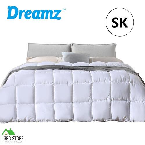 DreamZ 400GSM All Season Bamboo Fibre Quilt in Super King Size