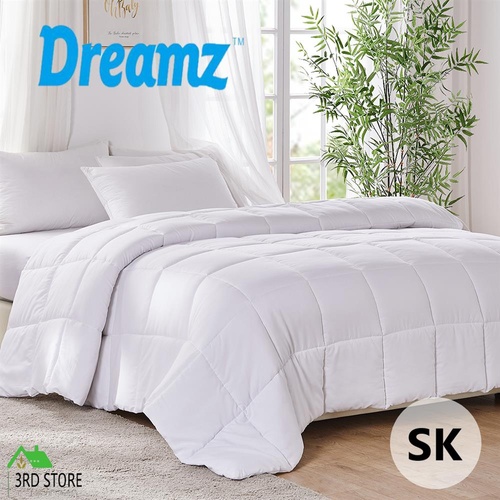 DreamZ Quilts Bamboo Quilt Winter All Season Bedding Duvet Super King 700GSM