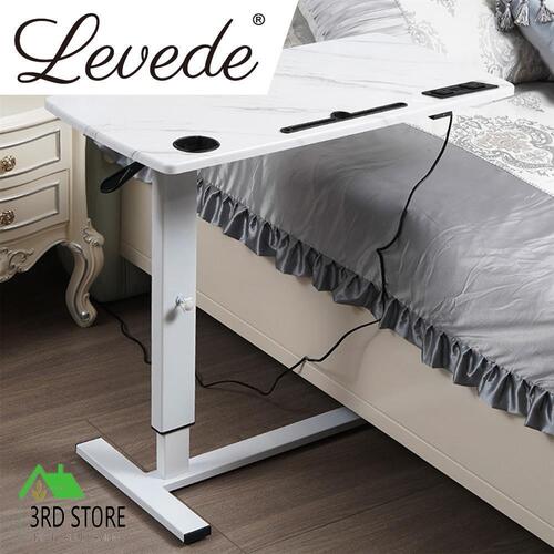 Levede Standing Desk Height Adjustable Sit Stand Office Computer Table Shelf USB