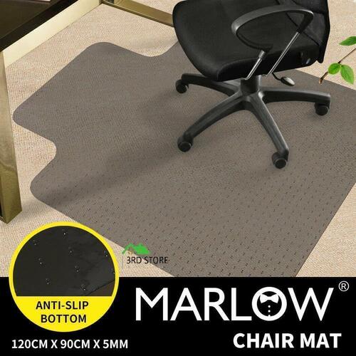 Chair Mat Carpet Hard Floor Protectors PVC Home Office Room Computer Work Mats Black