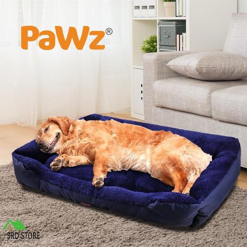 PaWz Pet Bed Dog Cat Calming Bed Sleeping Comfy Cave Washable Mat Extra Large