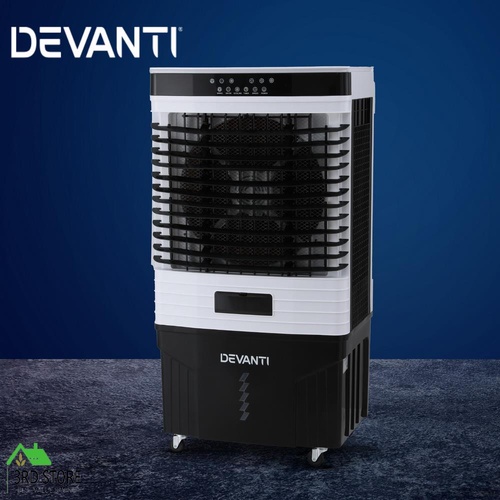 Devanti Evaporative Air Cooler Conditioner Industrial Commercial Water Fan 60L