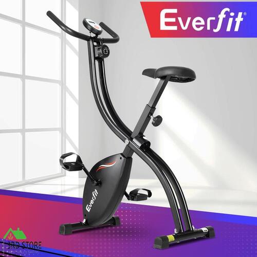 Everfit Exercise Bike X-Bike Folding Magnetic Bicycle Cycling Flywheel Fitness
