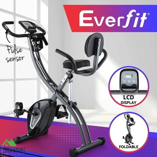 Everfit Folding Exercise Bike Magnetic X-Bike Aerobic Trainer Indoor Cycling
