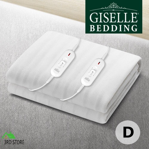 Giselle Heated Electric Blanket Double Washable Fully Fitted Polyester Pad Cover