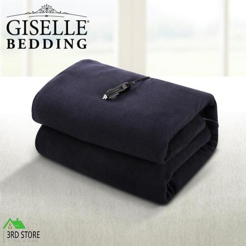 Giselle Electric Heated Blanket Car Truck Throw Rug Travel Camping 12V DC Aut