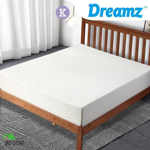DreamZ Memory Foam Mattress Topper 25cm Comfort Washable Cover King