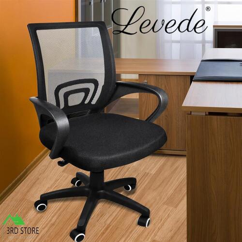 Levede Office Chair Gaming Computer Mesh Executive Back Seating Study Seat Black