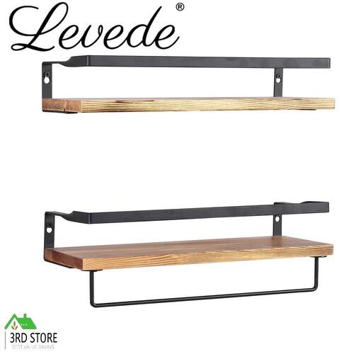 Levede Floating Shelf Wall Mount Brackets Display Shelves Bookshelf Rack Storage