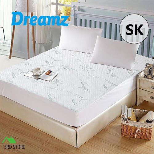 DreamZ Super King Size Fully Fitted Waterproof  Mattress Protector