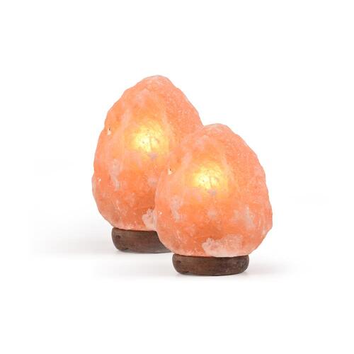 EMITTO Himalayan Salt Lamp Rock Crystal Natural Light Dimmer Switch Bulbs 2-3kg