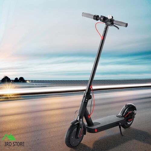 RETURNs Electric Scooter 800W 25KM/H Folding Portable Riding For Adults Commuter Black