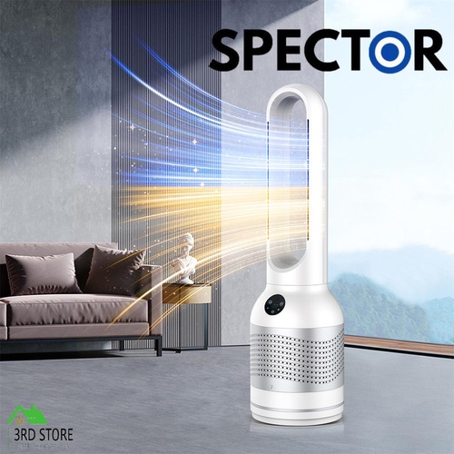 Spector 3 in 1 Bladeless Tower Fan Heater Cooler Purifying HEPA Oscillating