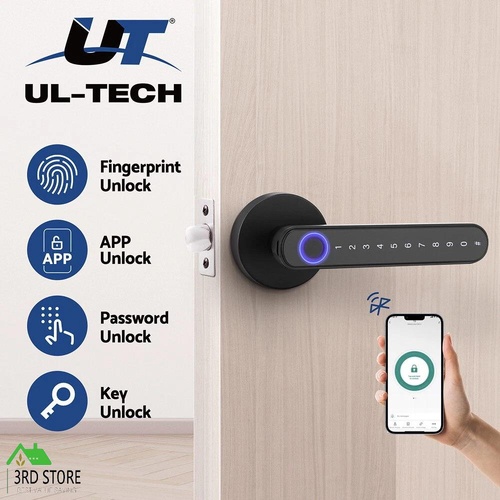 UL-tech Fingerprint Door Lock Smart Electronic Handle