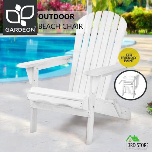 Gardeon Outdoor Furniture Beach Chairs Wooden Adirondack Patio Garden Chair