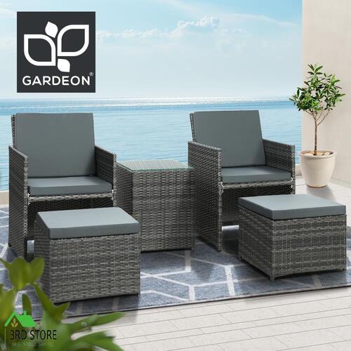 Gardeon Recliner Chairs Sun Lounge Wicker Lounger Outdoor Furniture Patio Sofa