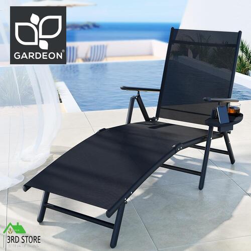 Gardeon Sun Lounge Outdoor Lounger Recliner Chair Foldable Patio Furniture